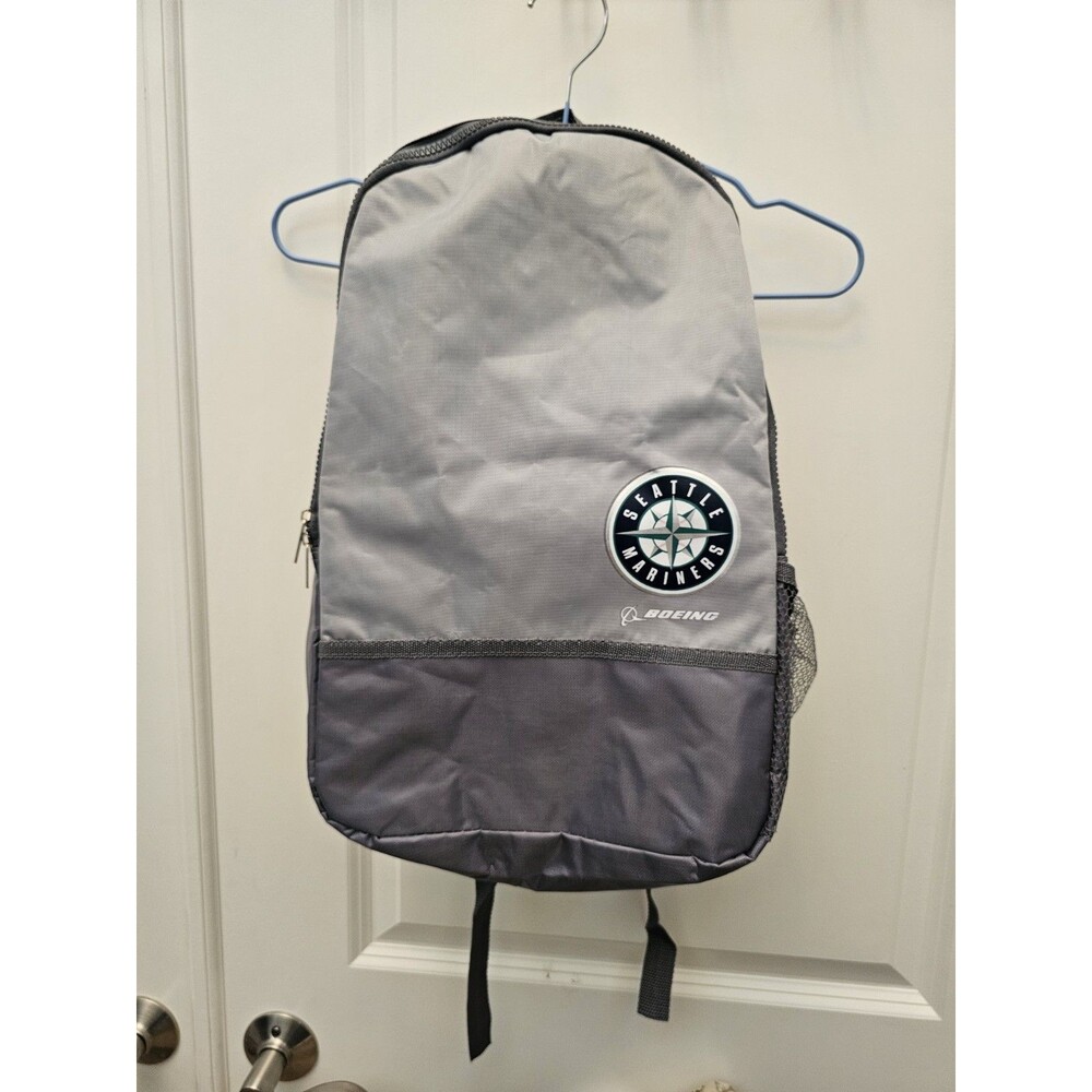 Seattle Mariners Boeing Backpack Grey Grey/Black MLB Promotional SGA Bag